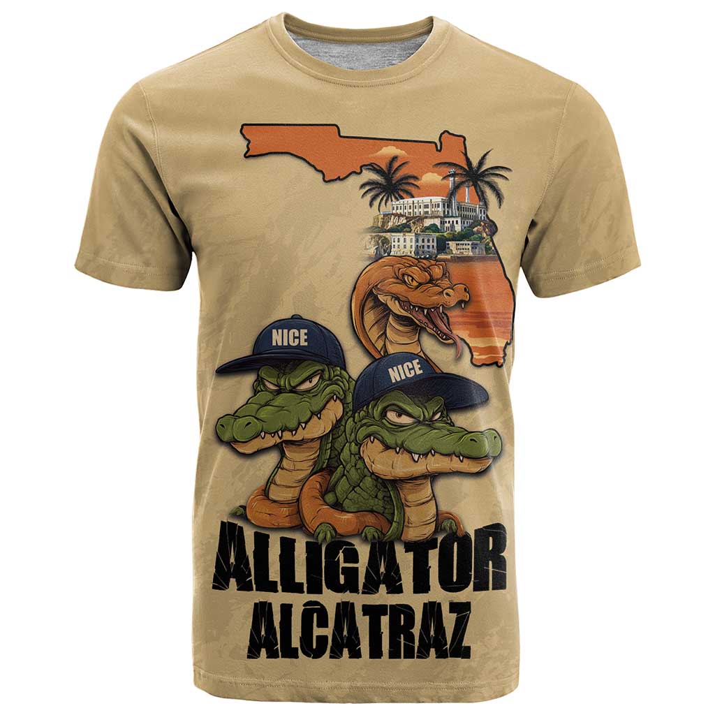 Alligator Alcatraz Prison Florida Everglades T Shirt - Wonder Print Shop