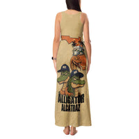 Alligator Alcatraz Prison Florida Everglades Tank Maxi Dress - Wonder Print Shop