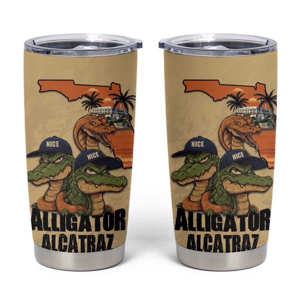 Alligator Alcatraz Prison Florida Everglades Tumbler Cup - Wonder Print Shop