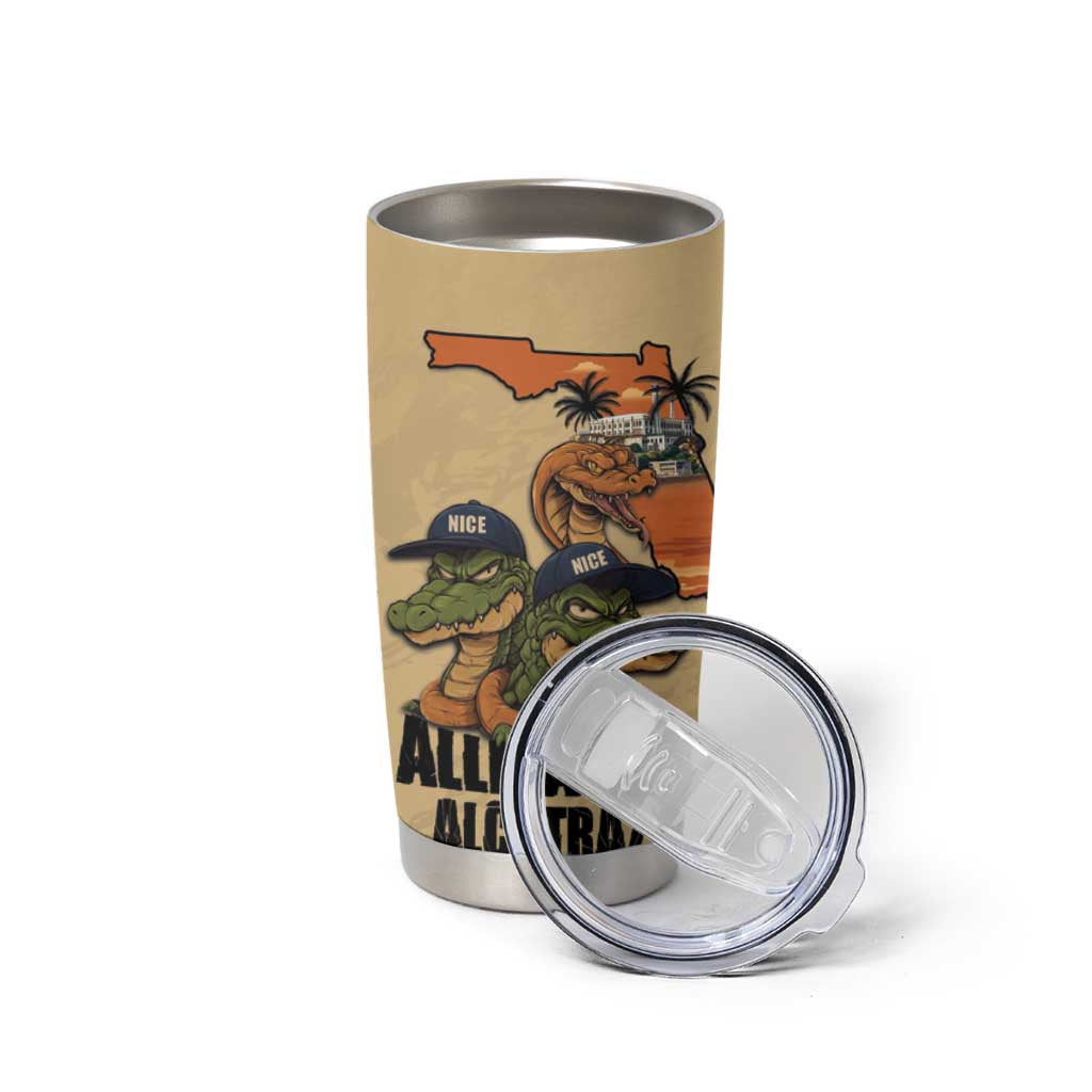 Alligator Alcatraz Prison Florida Everglades Tumbler Cup - Wonder Print Shop