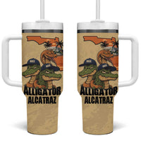 Alligator Alcatraz Prison Florida Everglades Tumbler With Handle - Wonder Print Shop
