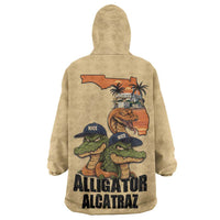 Alligator Alcatraz Prison Florida Everglades Wearable Blanket Hoodie - Wonder Print Shop