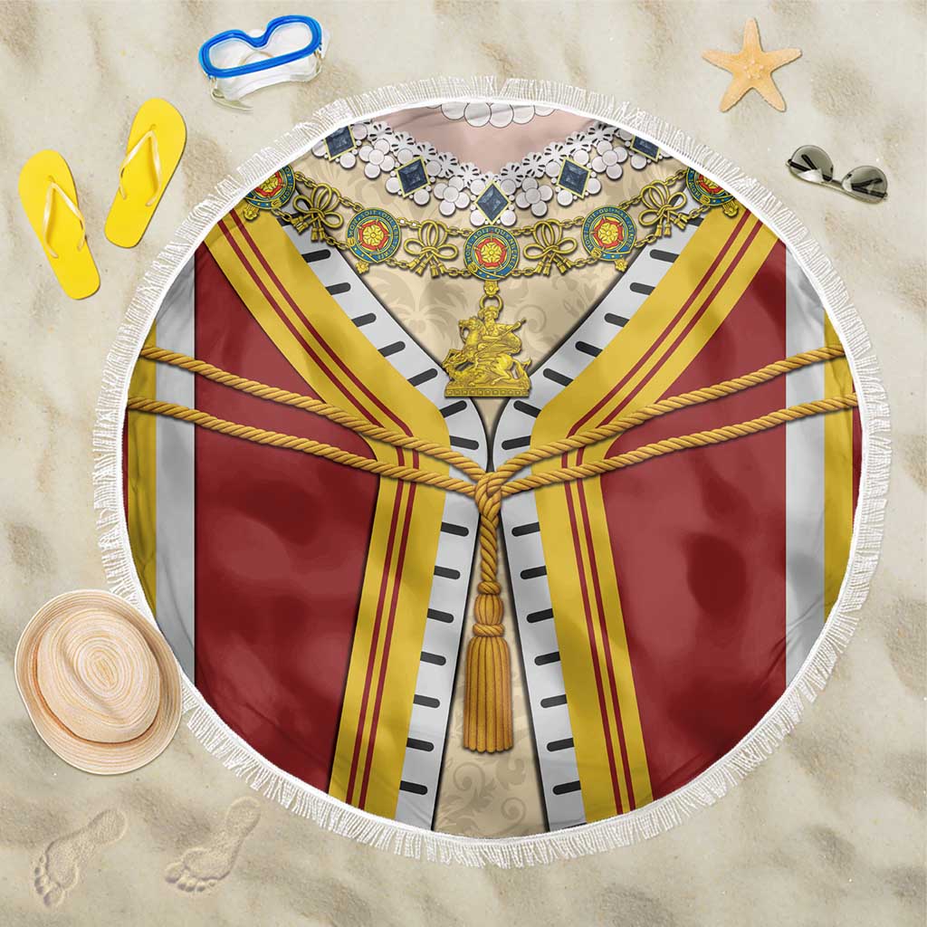 Victoria England Costume Beach Blanket - Wonder Print Shop