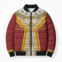 Victoria England Costume Bomber Puffer Jacket - Wonder Print Shop
