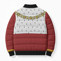 Victoria England Costume Bomber Puffer Jacket - Wonder Print Shop