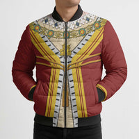 Victoria England Costume Bomber Puffer Jacket - Wonder Print Shop