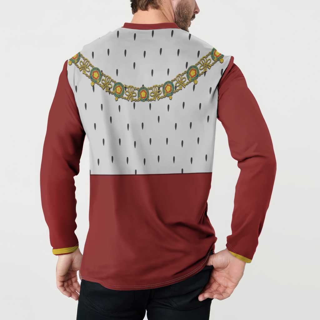 Victoria England Costume Button Sweatshirt - Wonder Print Shop