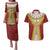 Victoria England Costume Couples Matching Puletasi and Hawaiian Shirt - Wonder Print Shop