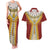 Victoria England Costume Couples Matching Tank Maxi Dress and Hawaiian Shirt - Wonder Print Shop