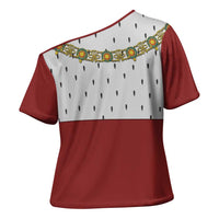 Victoria England Costume Cross Shoulder Shirt - Wonder Print Shop