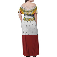 Victoria England Costume Family Matching Off Shoulder Maxi Dress and Hawaiian Shirt - Wonder Print Shop