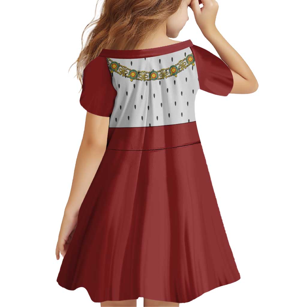 Victoria England Costume Family Matching Off Shoulder Short Dress and Hawaiian Shirt - Wonder Print Shop