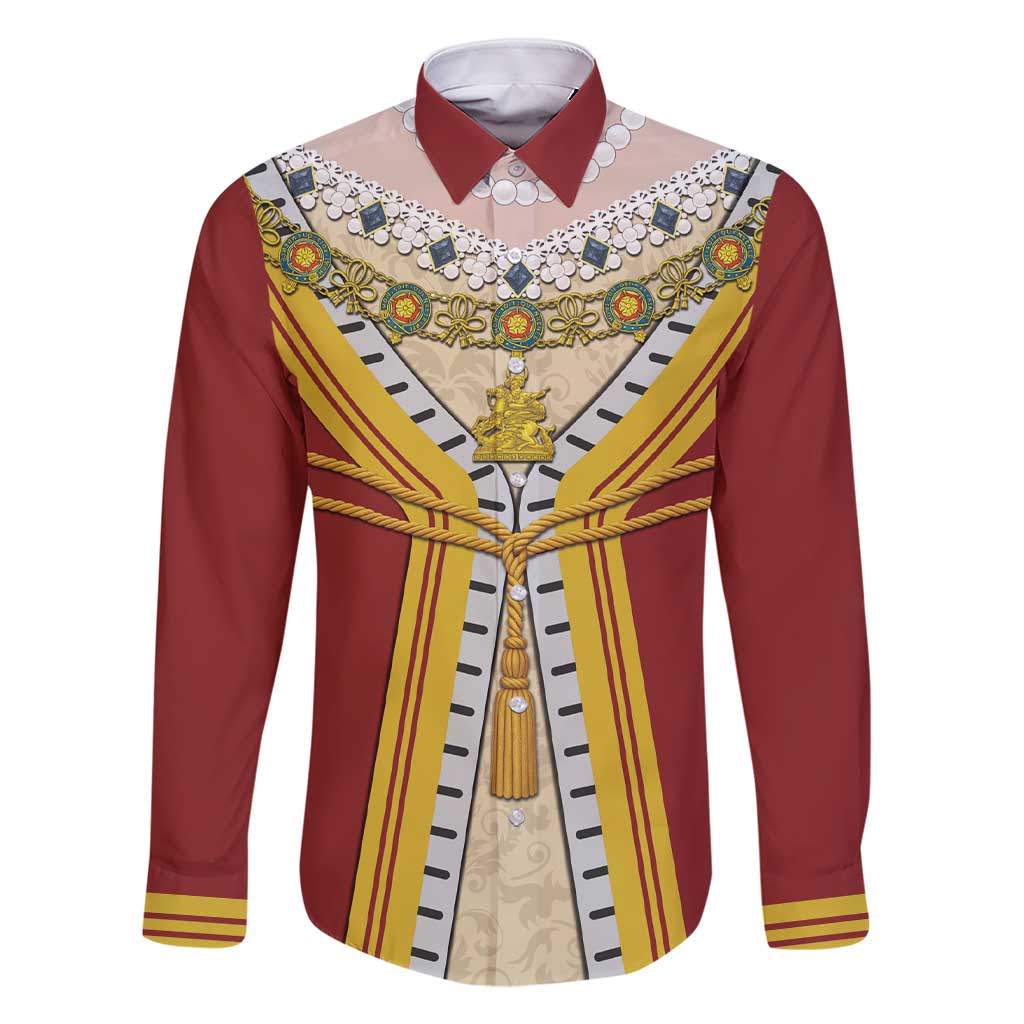 Victoria England Costume Family Matching Short Sleeve Bodycon Dress and Hawaiian Shirt - Wonder Print Shop