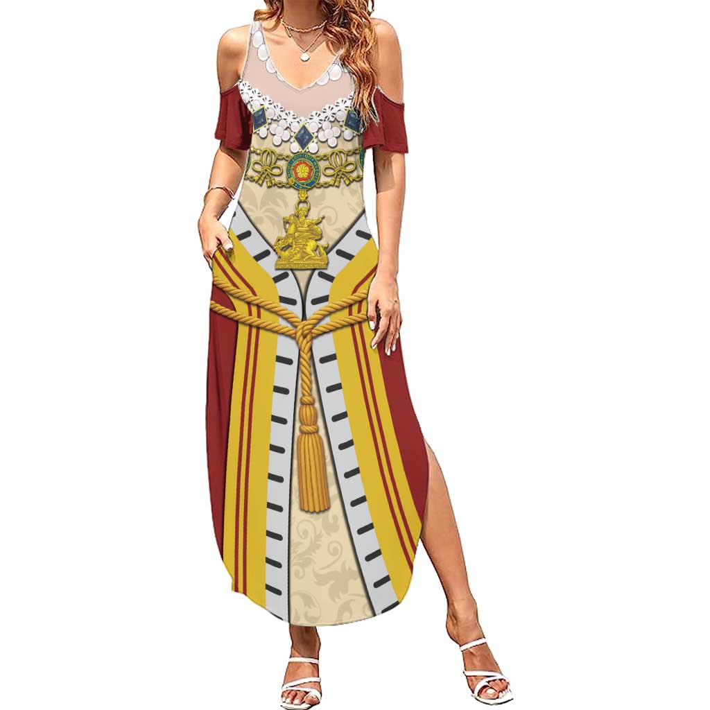 Victoria England Costume Family Matching Summer Maxi Dress and Hawaiian Shirt - Wonder Print Shop