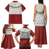 Victoria England Costume Family Matching Tank Maxi Dress and Hawaiian Shirt - Wonder Print Shop