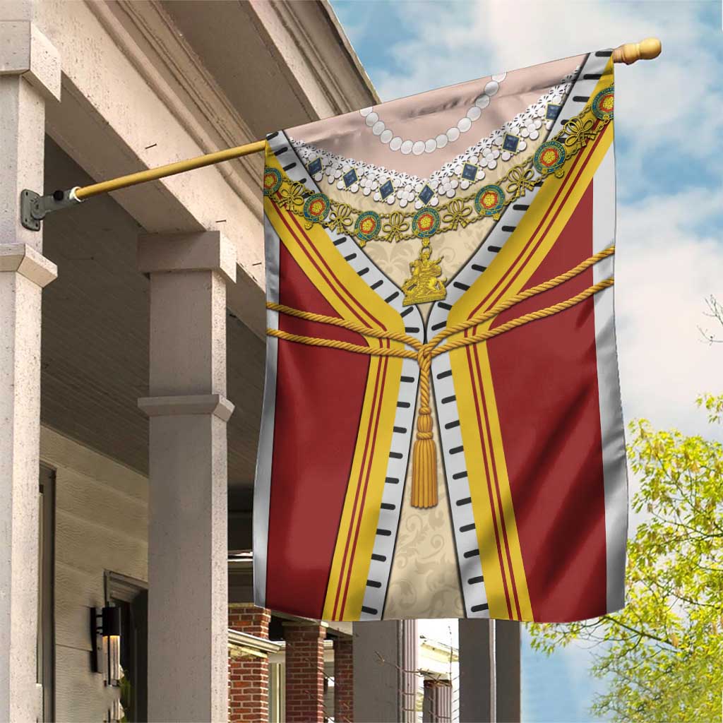 Victoria England Costume Garden Flag - Wonder Print Shop