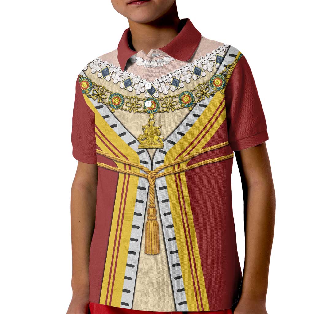 Victoria England Costume Kid Polo Shirt - Wonder Print Shop