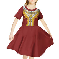 Victoria England Costume Kid Short Sleeve Dress - Wonder Print Shop
