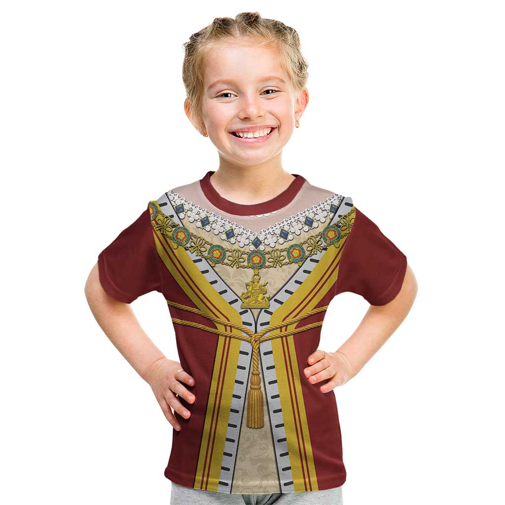 Victoria England Costume Kid T Shirt - Wonder Print Shop