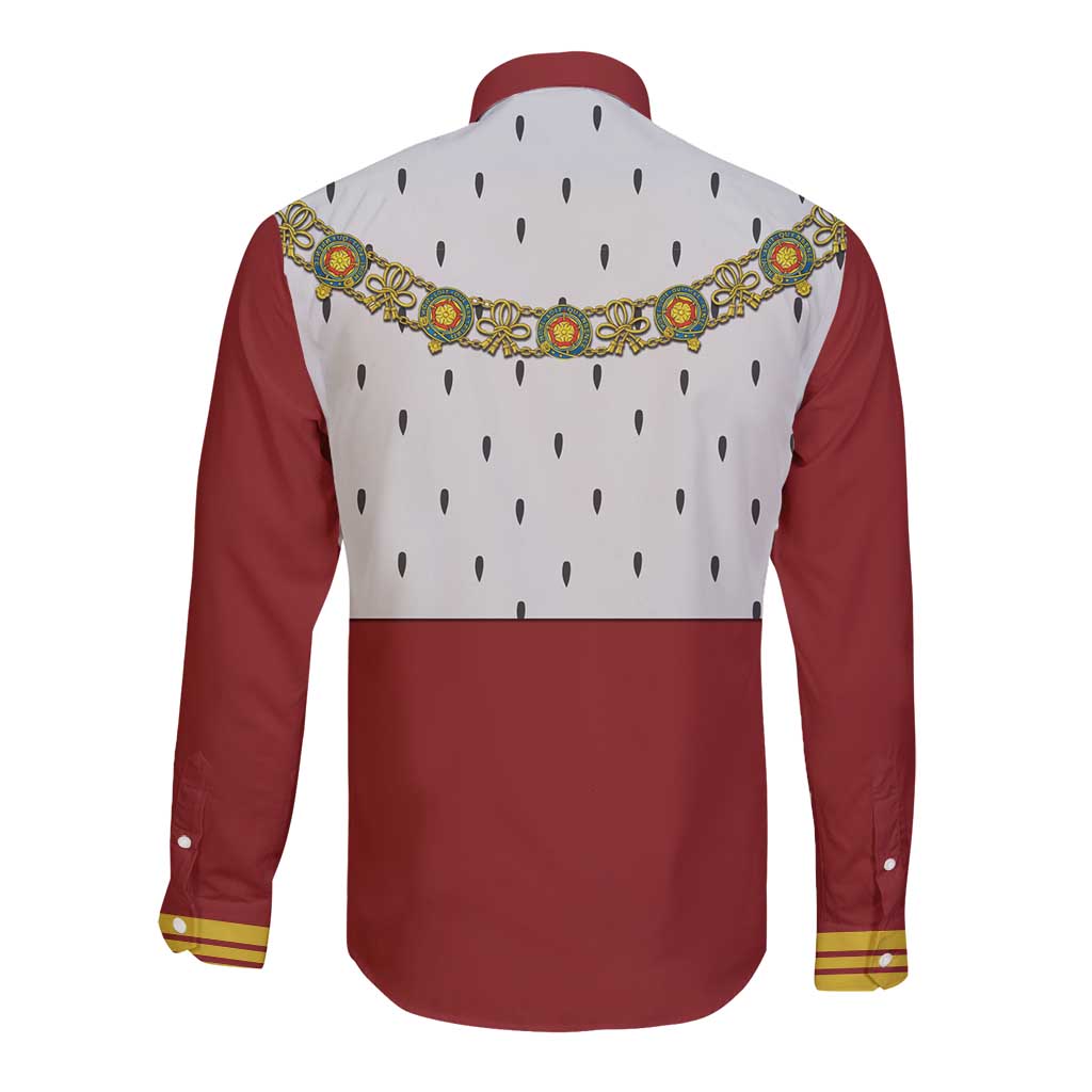 Victoria England Costume Long Sleeve Button Shirt - Wonder Print Shop