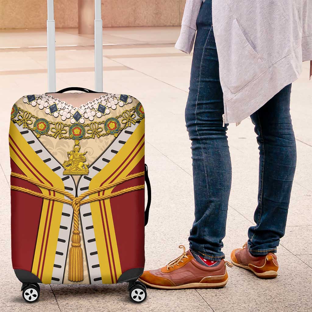 Victoria England Costume Luggage Cover - Wonder Print Shop