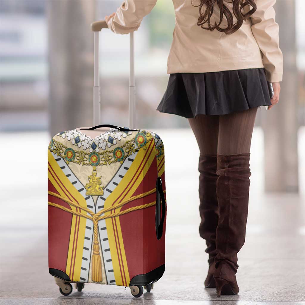 Victoria England Costume Luggage Cover - Wonder Print Shop