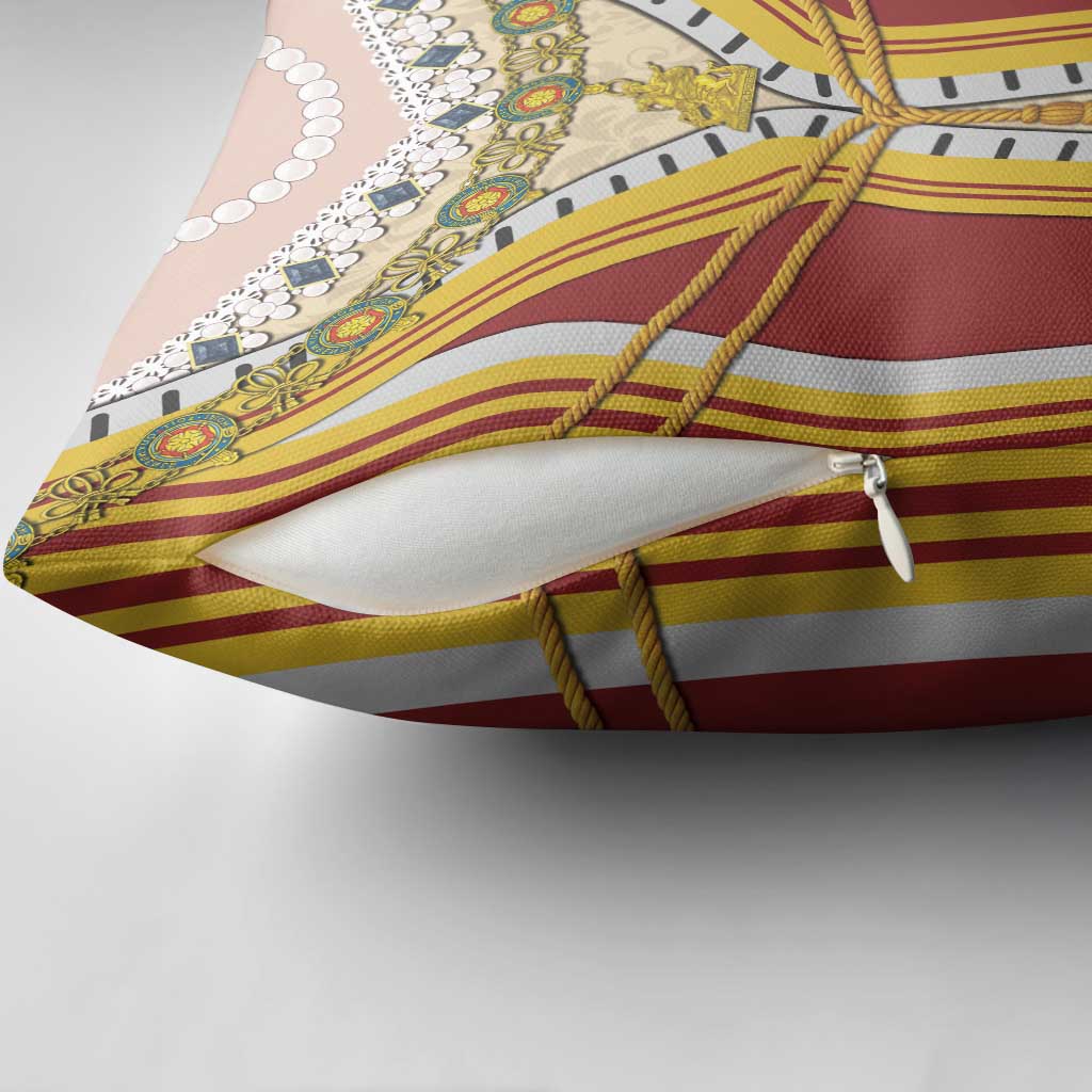 Victoria England Costume Pillow Cover - Wonder Print Shop