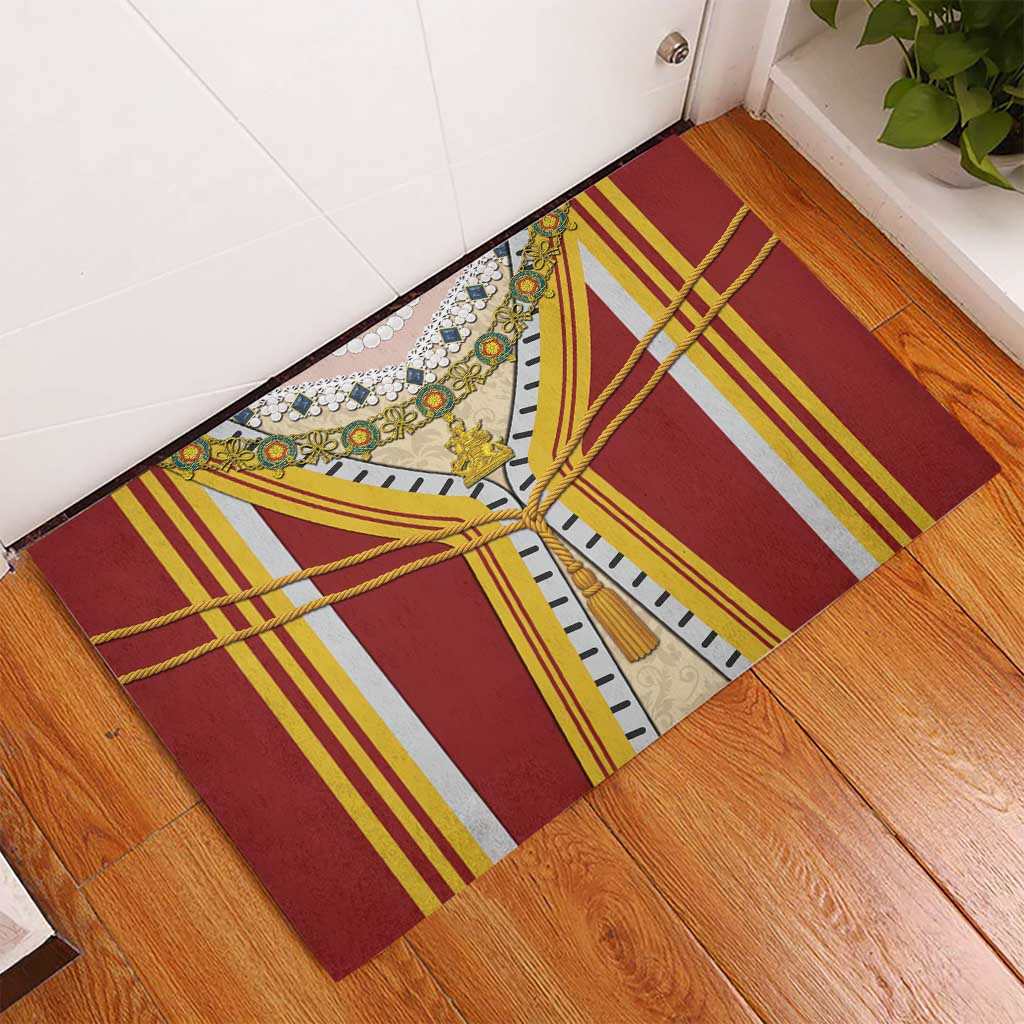 Victoria England Costume Rubber Doormat - Wonder Print Shop
