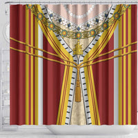 Victoria England Costume Shower Curtain - Wonder Print Shop