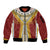 Victoria England Costume Sleeve Zip Bomber Jacket - Wonder Print Shop