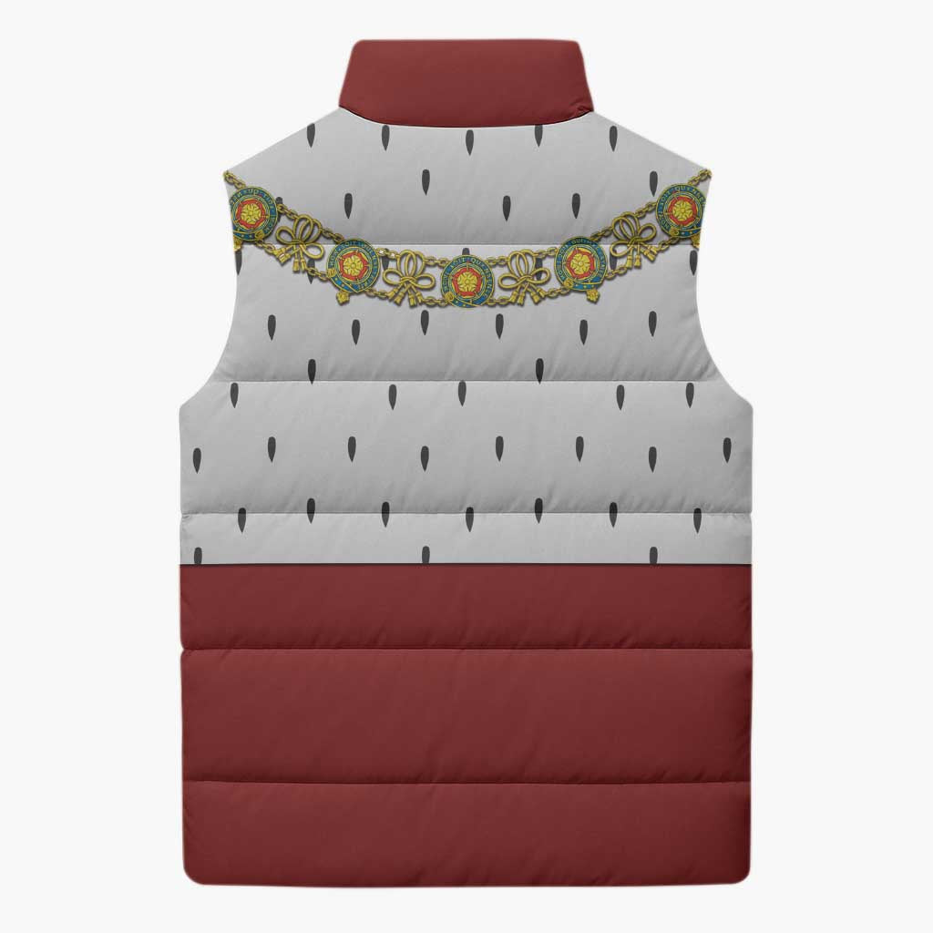 Victoria England Costume Sleeveless Puffer Jacket - Wonder Print Shop