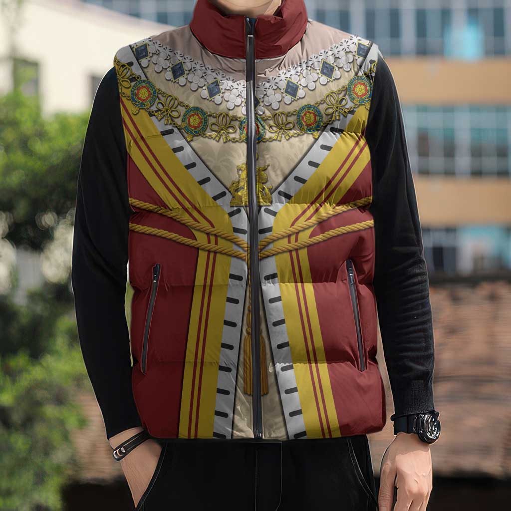 Victoria England Costume Sleeveless Puffer Jacket - Wonder Print Shop