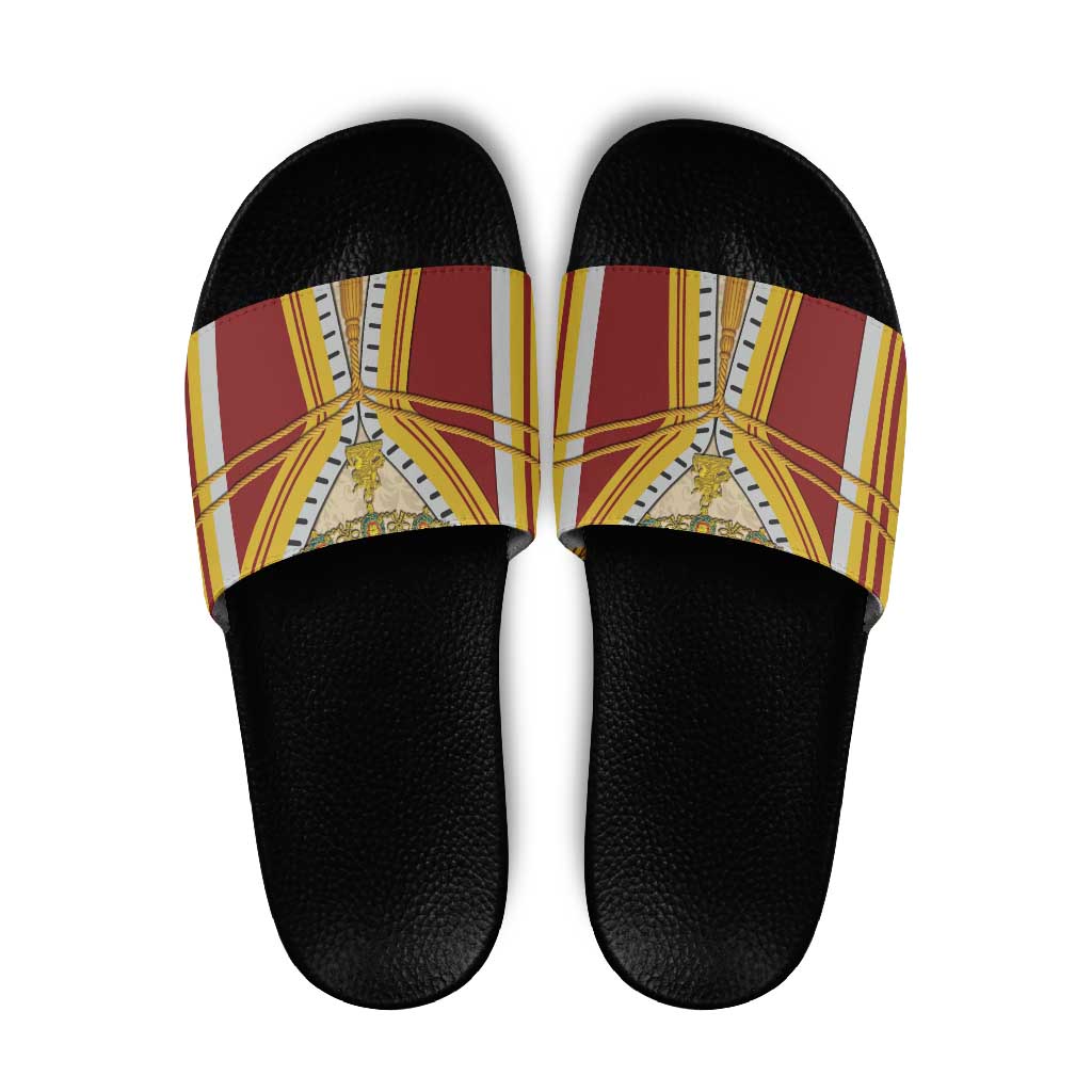 Victoria England Costume Slide Sandals - Wonder Print Shop