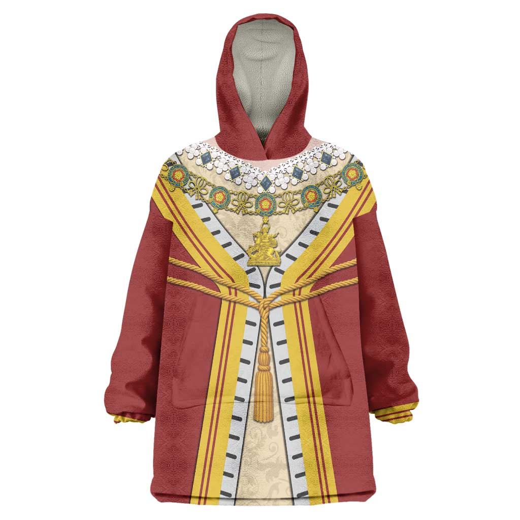 Victoria England Costume Wearable Blanket Hoodie - Wonder Print Shop