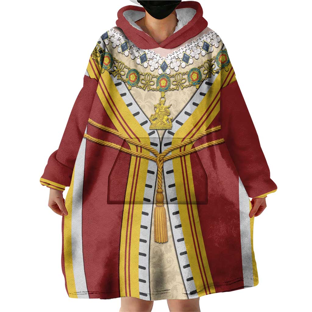 Victoria England Costume Wearable Blanket Hoodie - Wonder Print Shop