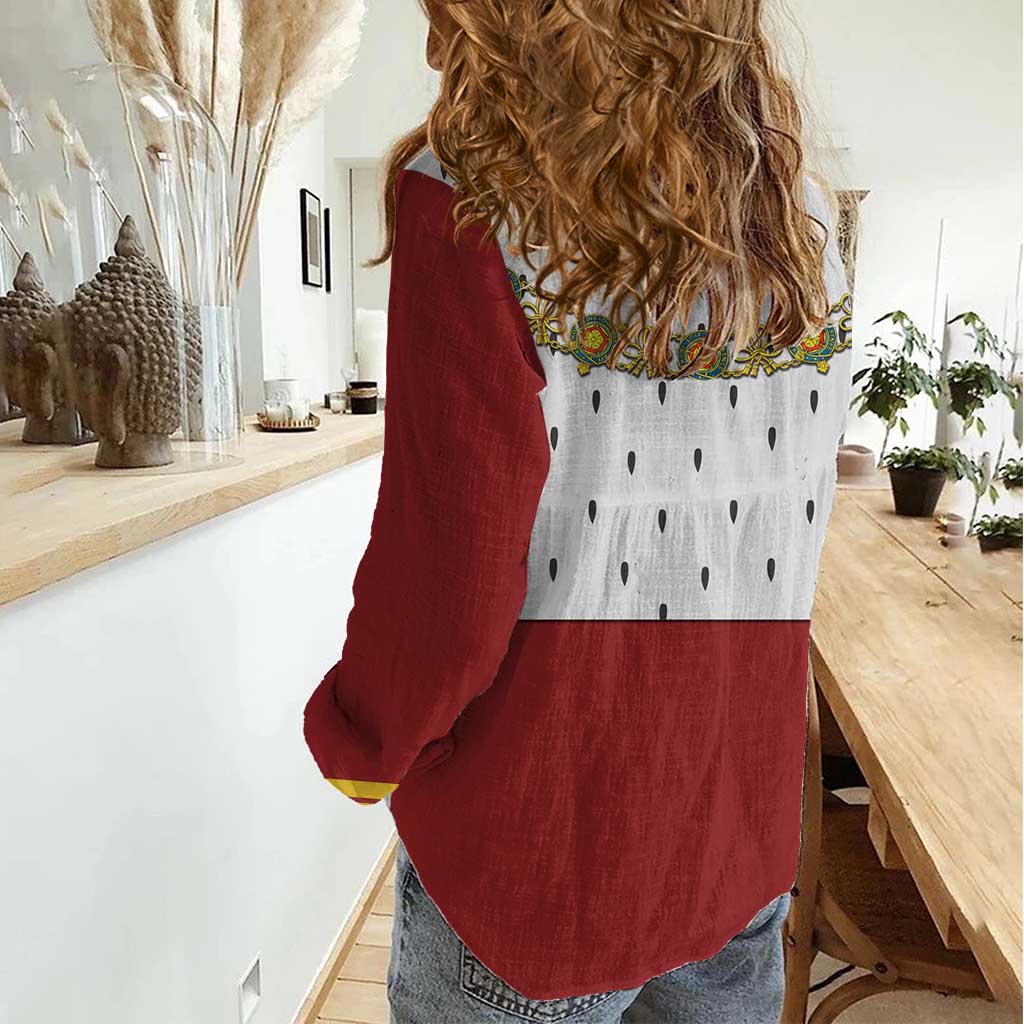 Victoria England Costume Women Casual Shirt - Wonder Print Shop