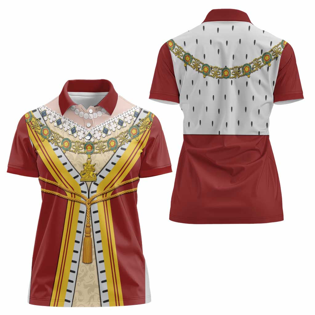 Victoria England Costume Women Polo Shirt - Wonder Print Shop