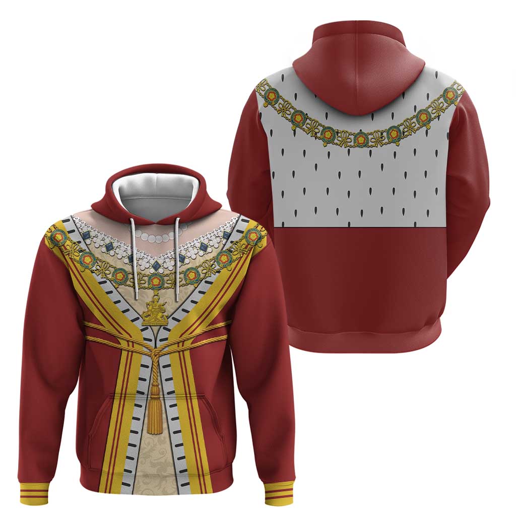 Victoria England Costume Zip Hoodie - Wonder Print Shop