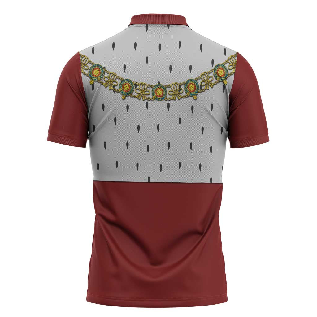 Victoria England Costume Zipper Polo Shirt - Wonder Print Shop