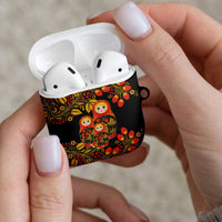 Russian Matryoshka Doll AirPods Case Khokhloma Patterns - Wonder Print Shop