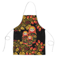 Russian Matryoshka Doll Apron Khokhloma Patterns - Wonder Print Shop