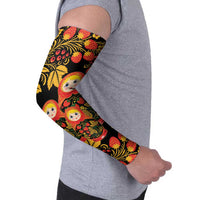 Russian Matryoshka Doll Arm Sleeves Khokhloma Patterns - Wonder Print Shop