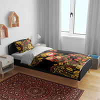Russian Matryoshka Doll Bedding Set Khokhloma Patterns - Wonder Print Shop