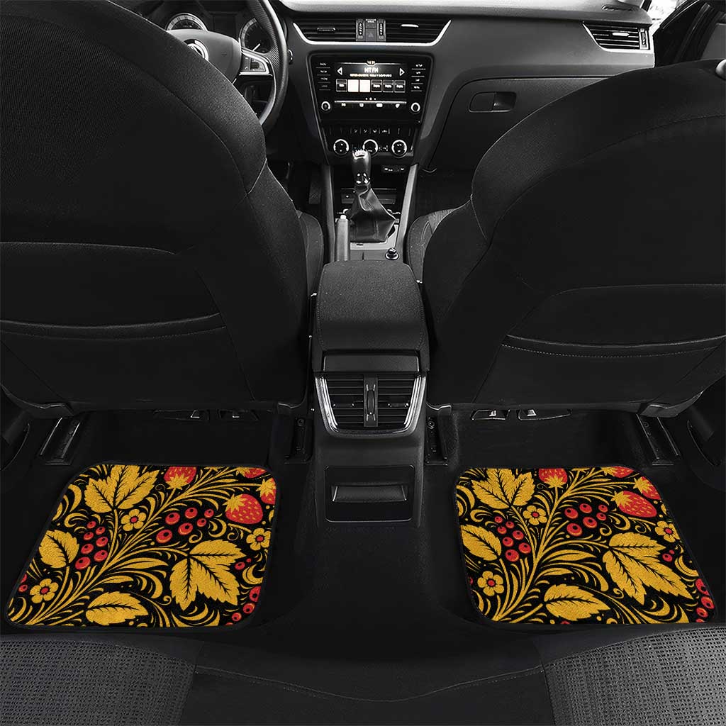 Russian Matryoshka Doll Car Mats Khokhloma Patterns - Wonder Print Shop