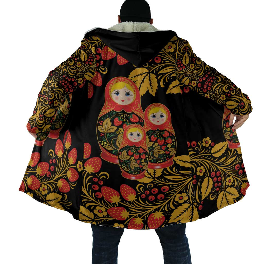 Russian Matryoshka Doll Cloak Khokhloma Patterns - Wonder Print Shop