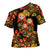 Russian Matryoshka Doll Cross Shoulder Shirt Khokhloma Patterns - Wonder Print Shop