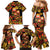 Russian Matryoshka Doll Family Matching Mermaid Dress and Hawaiian Shirt Khokhloma Patterns - Wonder Print Shop
