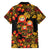 Russian Matryoshka Doll Family Matching Off The Shoulder Long Sleeve Dress and Hawaiian Shirt Khokhloma Patterns - Wonder Print Shop