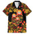 Russian Matryoshka Doll Family Matching Off Shoulder Maxi Dress and Hawaiian Shirt Khokhloma Patterns - Wonder Print Shop