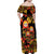 Russian Matryoshka Doll Family Matching Off Shoulder Maxi Dress and Hawaiian Shirt Khokhloma Patterns - Wonder Print Shop